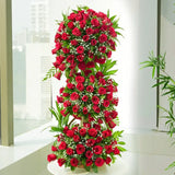 Flower Hug Stand Arrangment Of 100 Red Roses