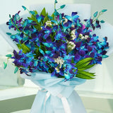 Blue Orchids Splash
