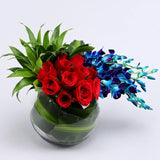 Red n Blue Blooms