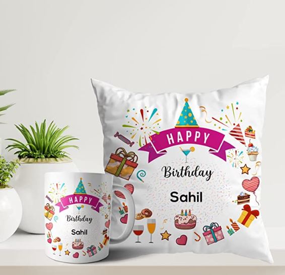 Wow Magic Birthday Cushion