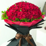 Field of Dreams 99 red roses bouquet