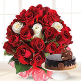 Classic Combo With 50 Red Roses