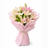 Blush Serenity Pink Lily Bouquet