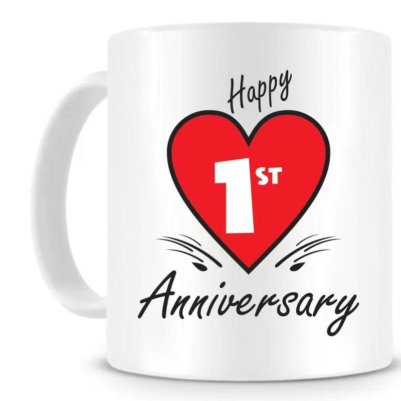 First Anniversary Keepsake Mug
