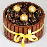Special Kitkat And Ferrero Rocher Premium Cake
