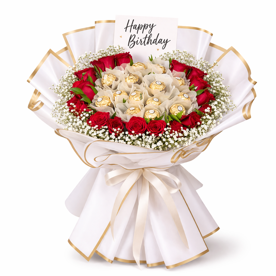 The Golden Wishes Bouquet