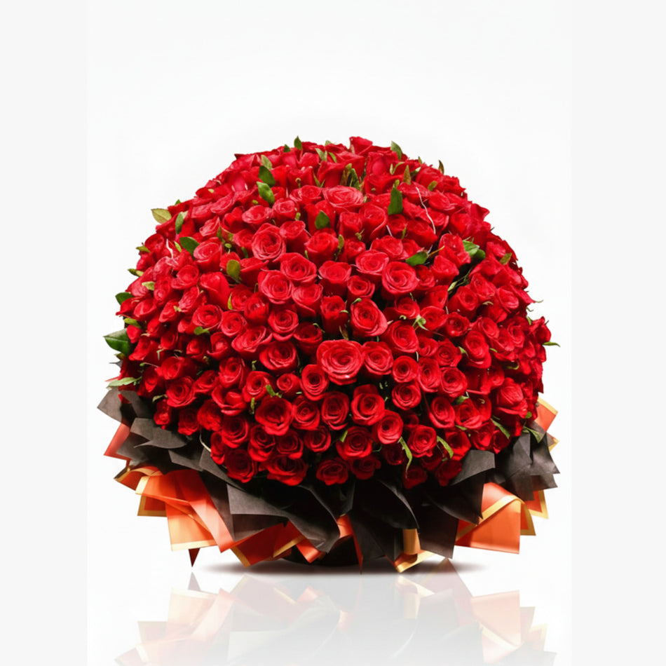 centurion of love 100 red roses arrangement
