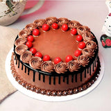 Cherry Loaded Chocolate Cake