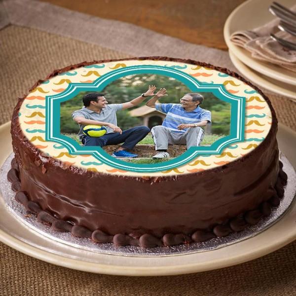 Chocolate Photo Cake