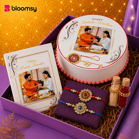 Rakhi Memories Cake Combo