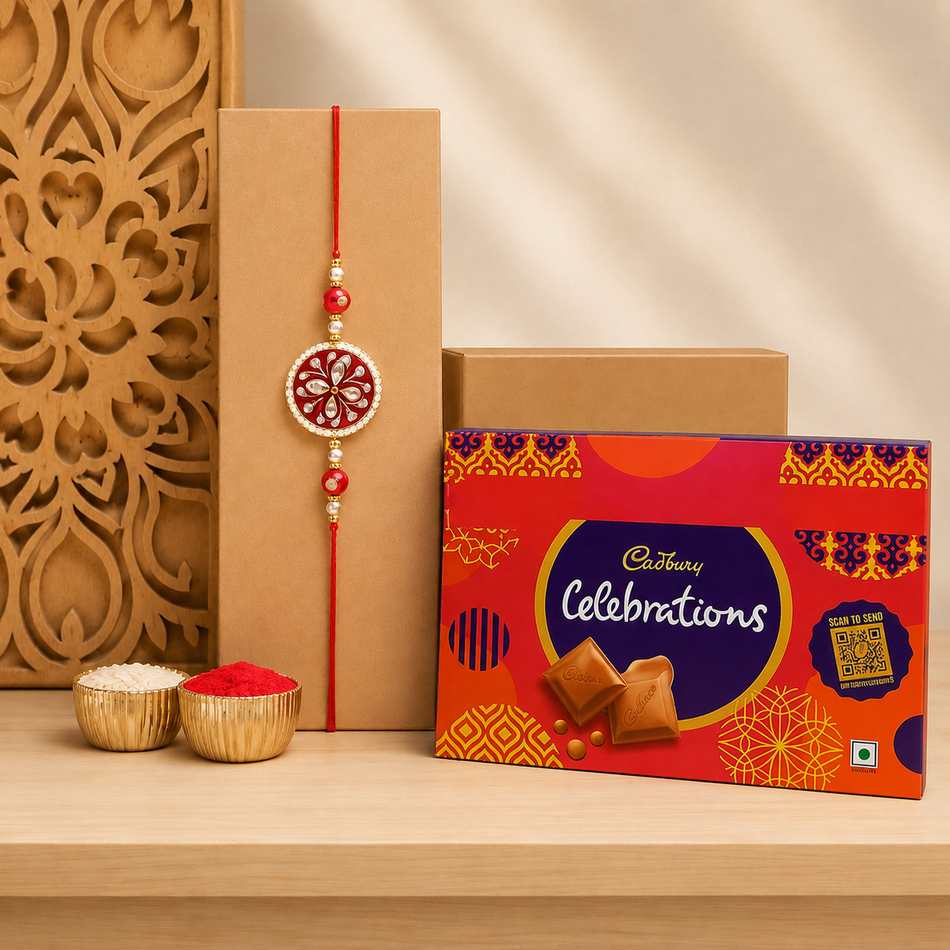 Celebration Charm Rakhi Gift