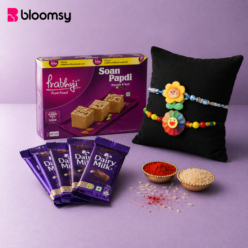 Sunny Smile Rakhi Set