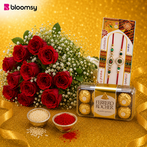 Rosy Rakhi Delight