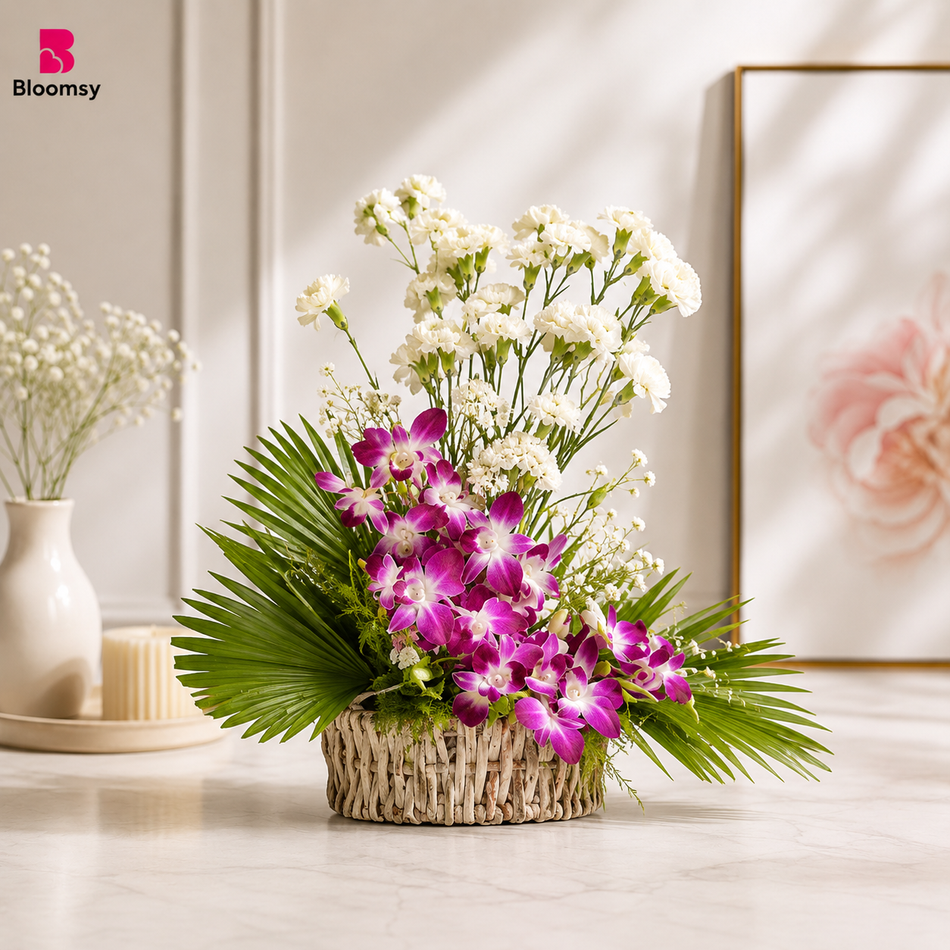 Orchid & White Charm