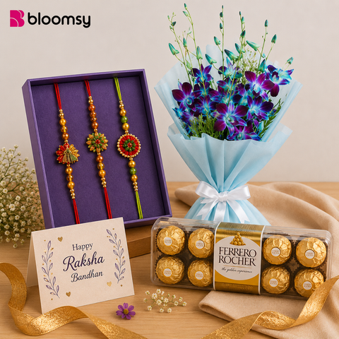 Rakhi Trio Chocolate Delight