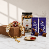Pearl Charm Rakhi Gift