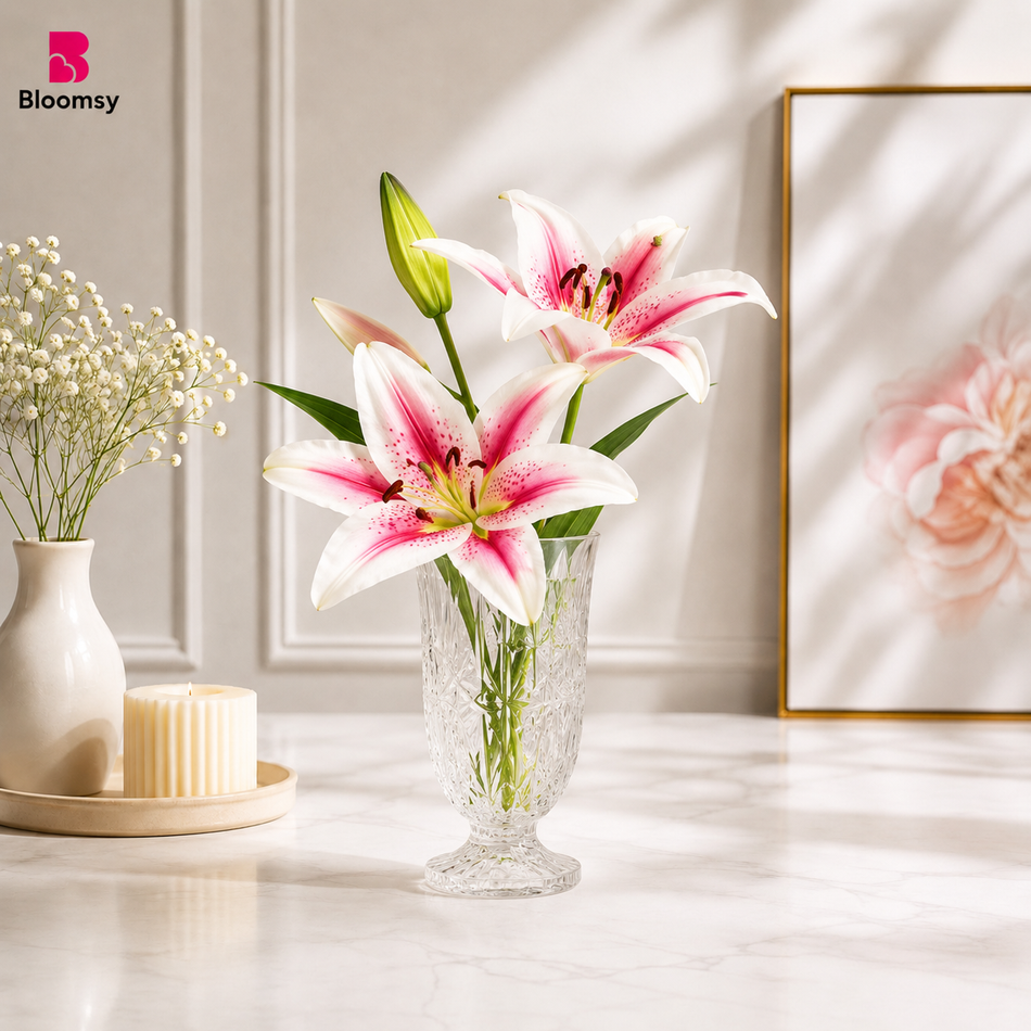 Stargazer Lily Vase