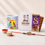 Silk Charm Rakhi Gift