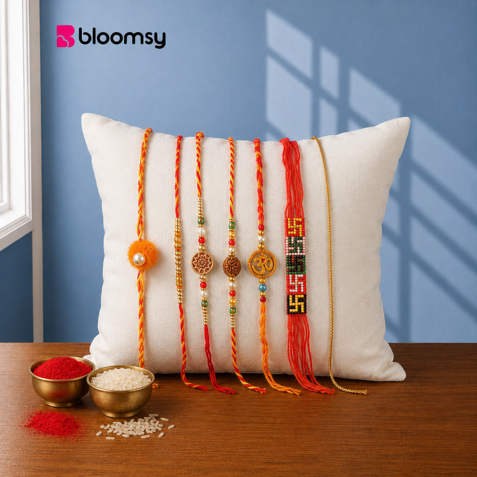 Spiritual Seven Rakhi Set