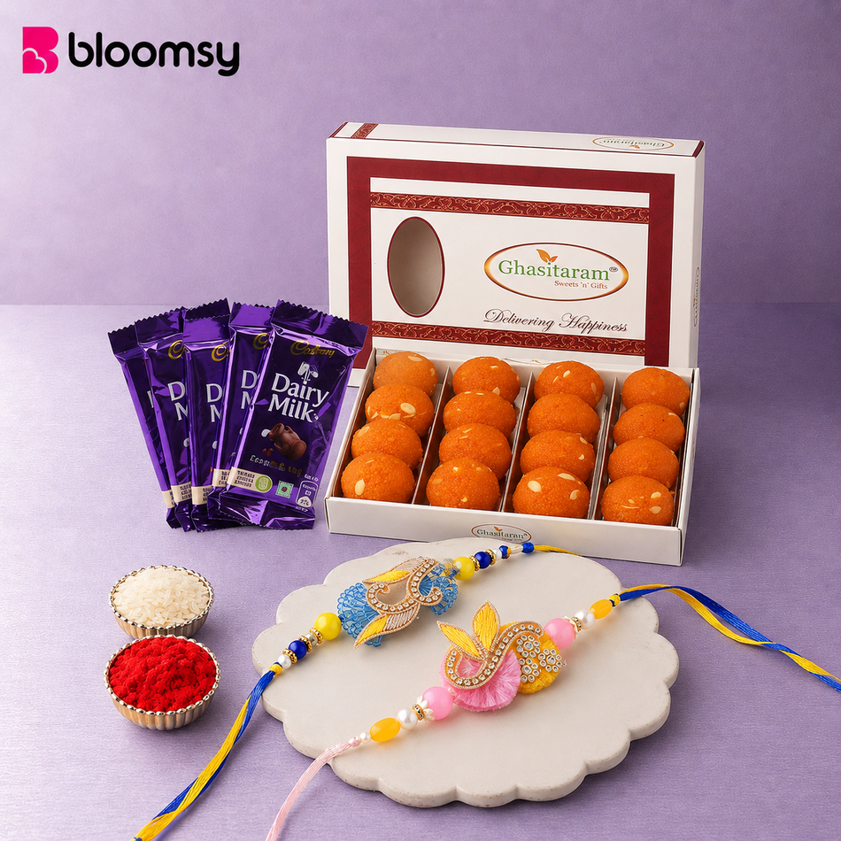 Peacock Duo Sweets Gift