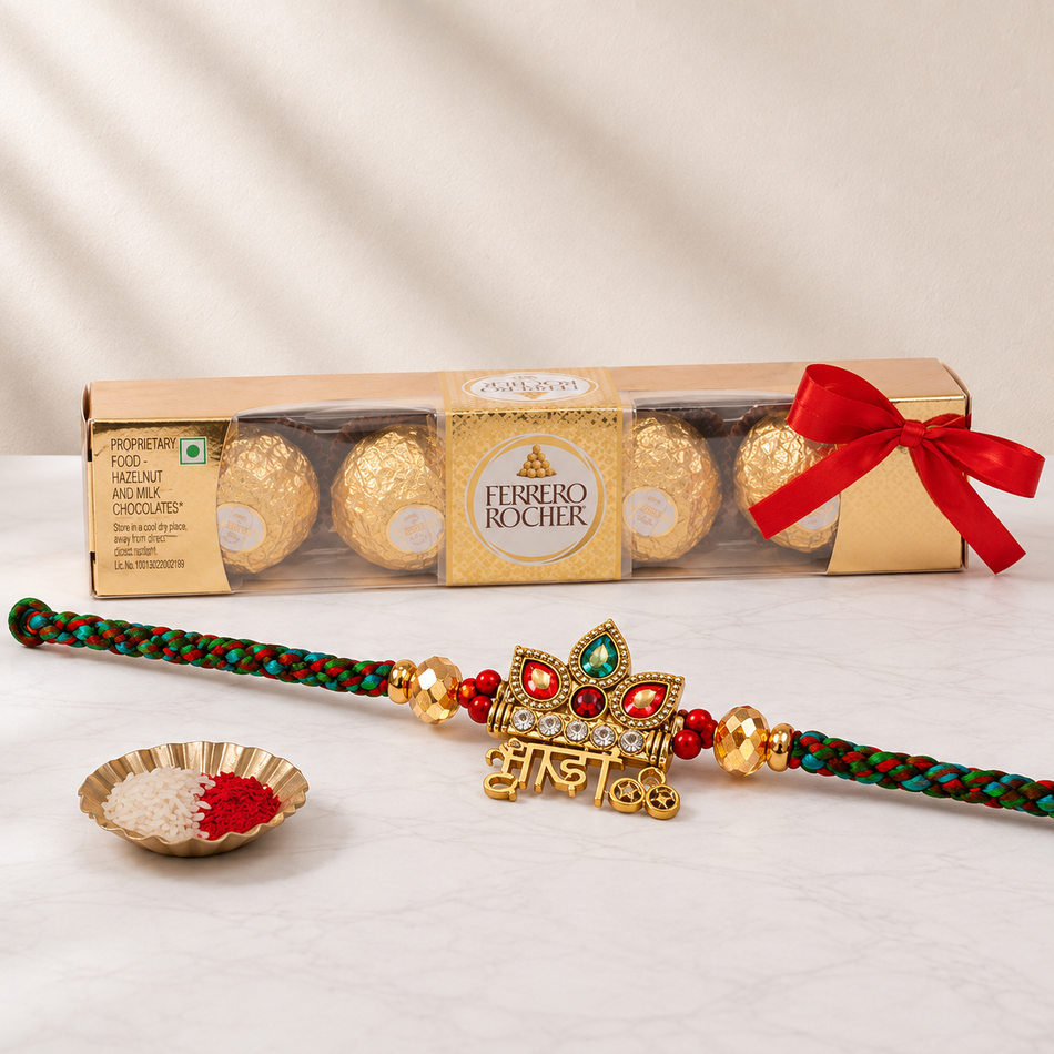 Royal Bhaiya Rakhi Set