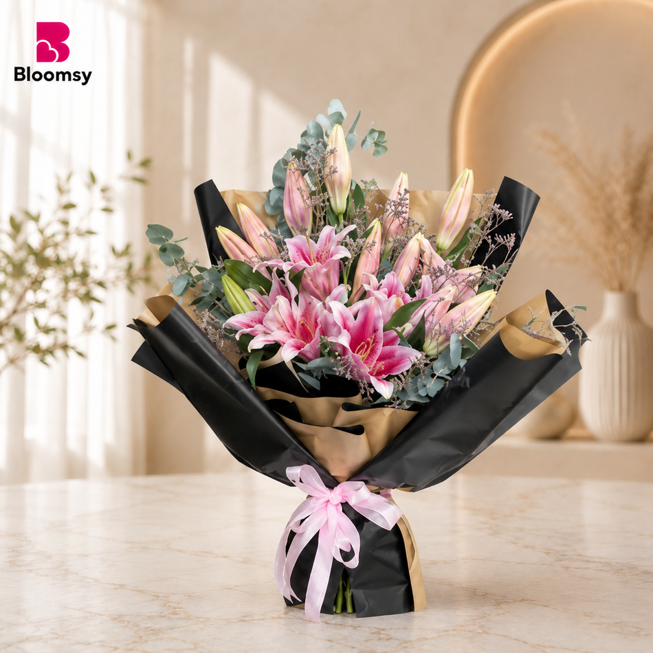 Pink Lily Elegance