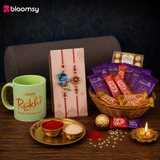 Krishna Charm Rakhi Duo