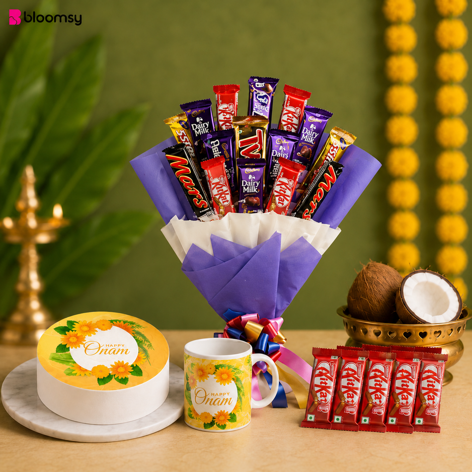 Pookalam Choco Bouquet