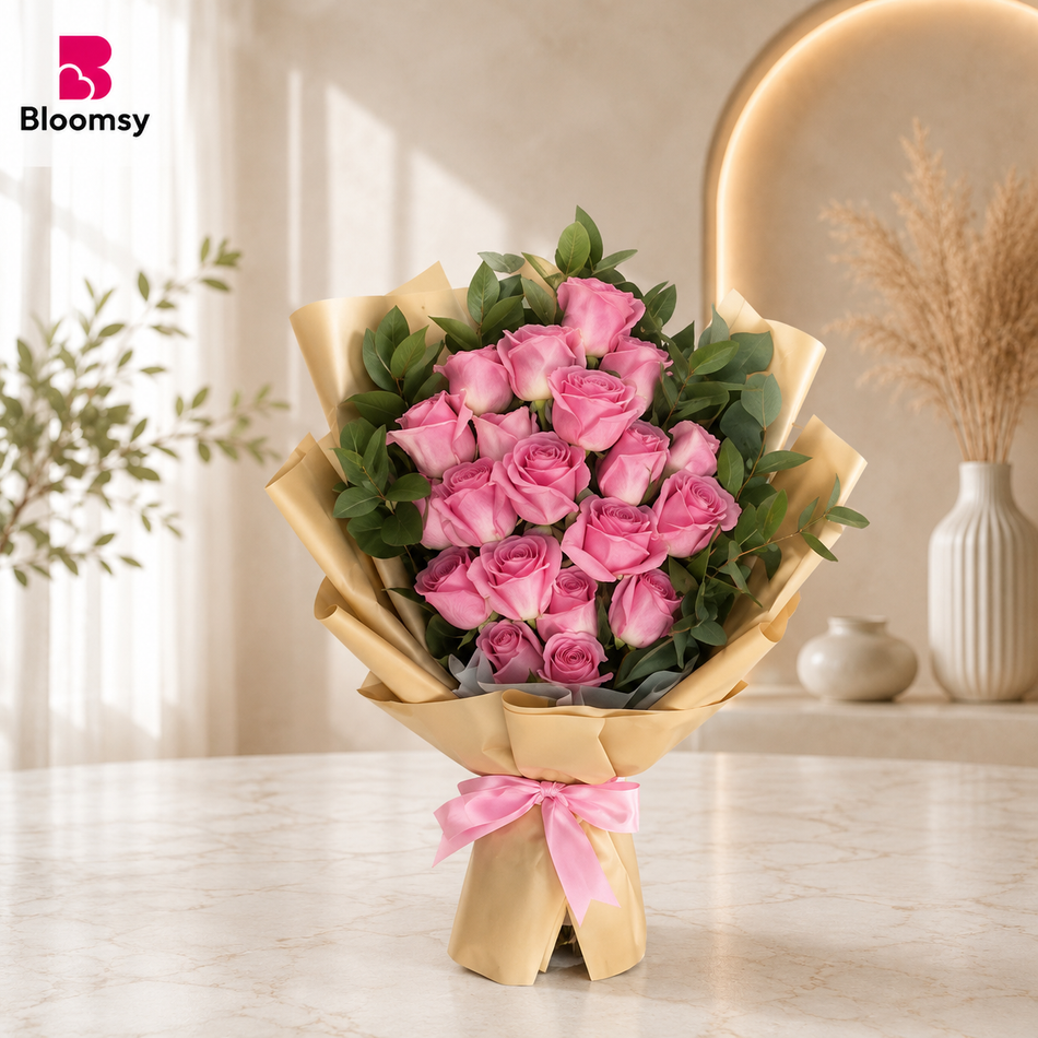 Pink Rose Serenity