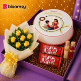 KitKat & Roses Rakhi Delight