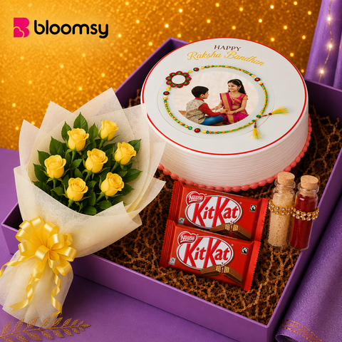 KitKat & Roses Rakhi Delight