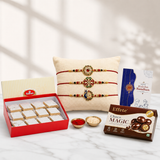 Royal Trio Rakhi Set