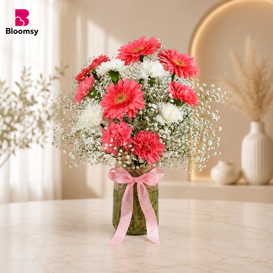 Coral Charm Vase