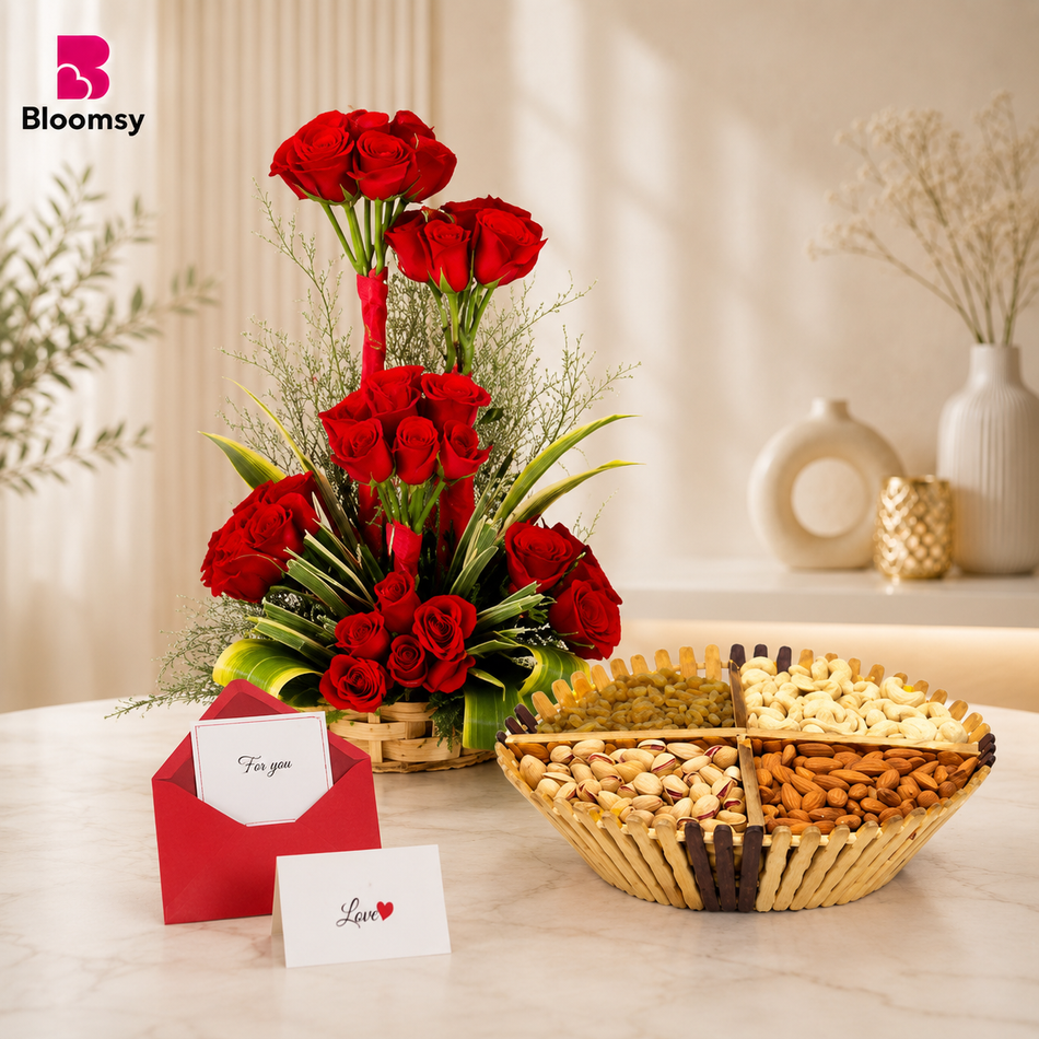Scarlet Charm Basket