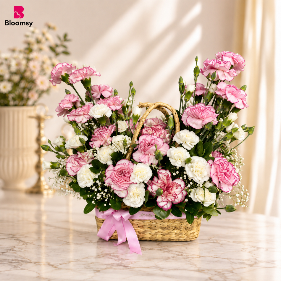Blush Carnival Basket