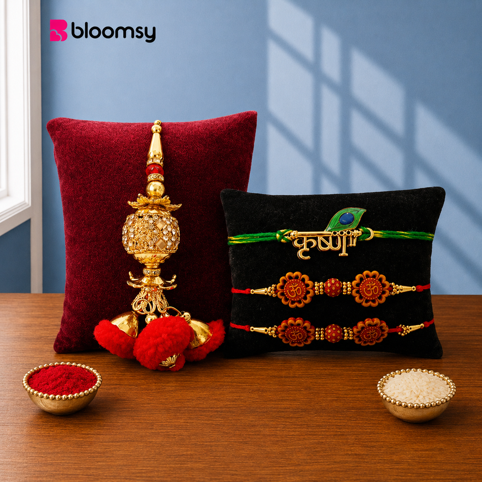 Spiritual Trio Rakhi Set
