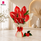 Scarlet Anthurium Elegance