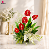 Crimson Elegance Arrangement