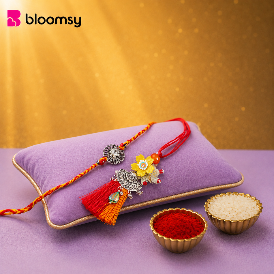 Floral Tassel Festive Jodi