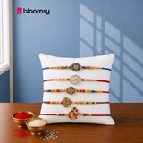 Five Motif Colourful Rakhis