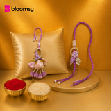 Togetherness Purple Rakhi Duo