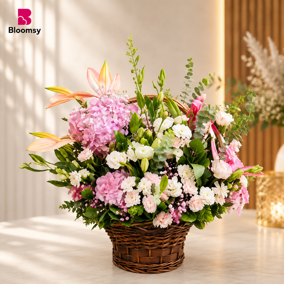 Blush Harmony Basket