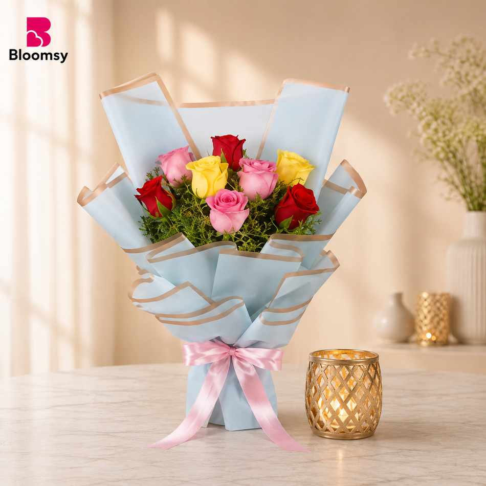 Trio of Radiance Roses