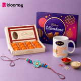 Blue Blossom Rakhi Treat