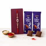 Radiant Red Charm Rakhi
