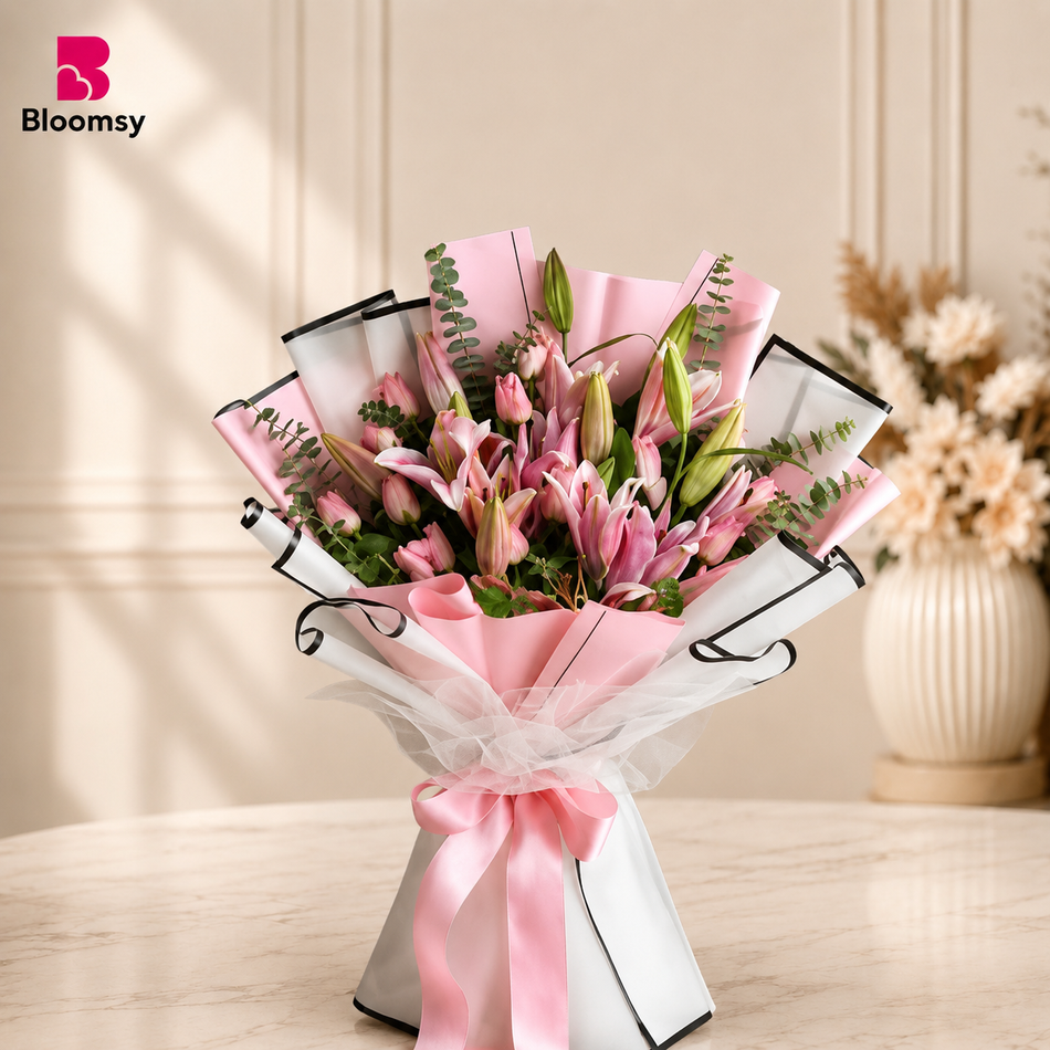 Pink Lily Serenade
