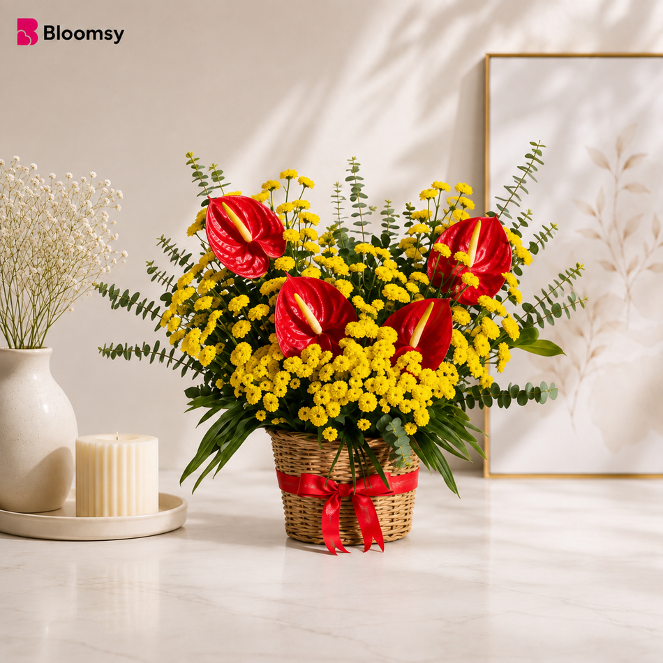 Sunlit Radiance Basket