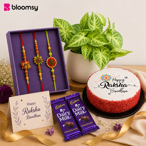 Royal Trio Rakhi Collection