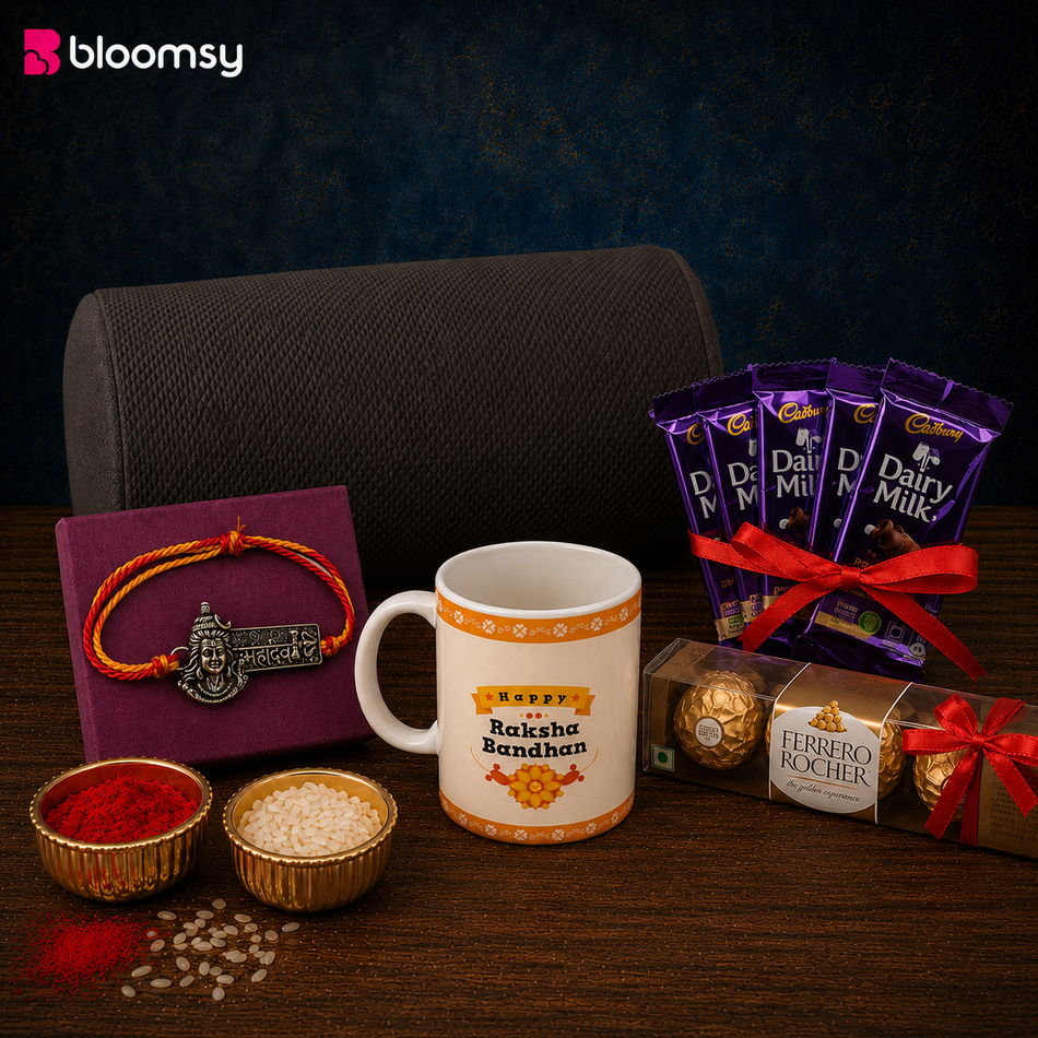 Festive Charm Rakhi Set