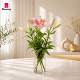 Blushing Lily Vase